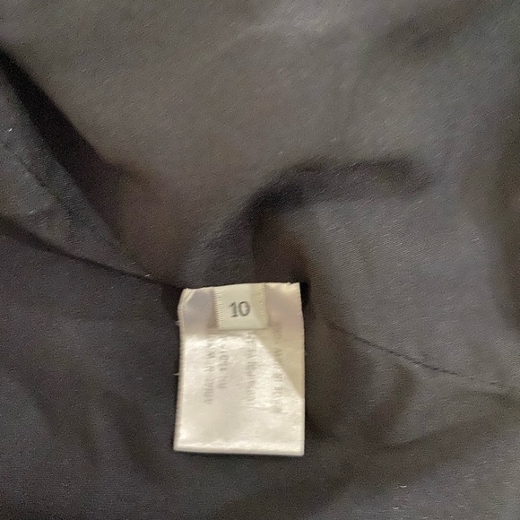 Arias New York Midi Cocktail Dress in Black Satin Size 10 - Picture 7 of 8